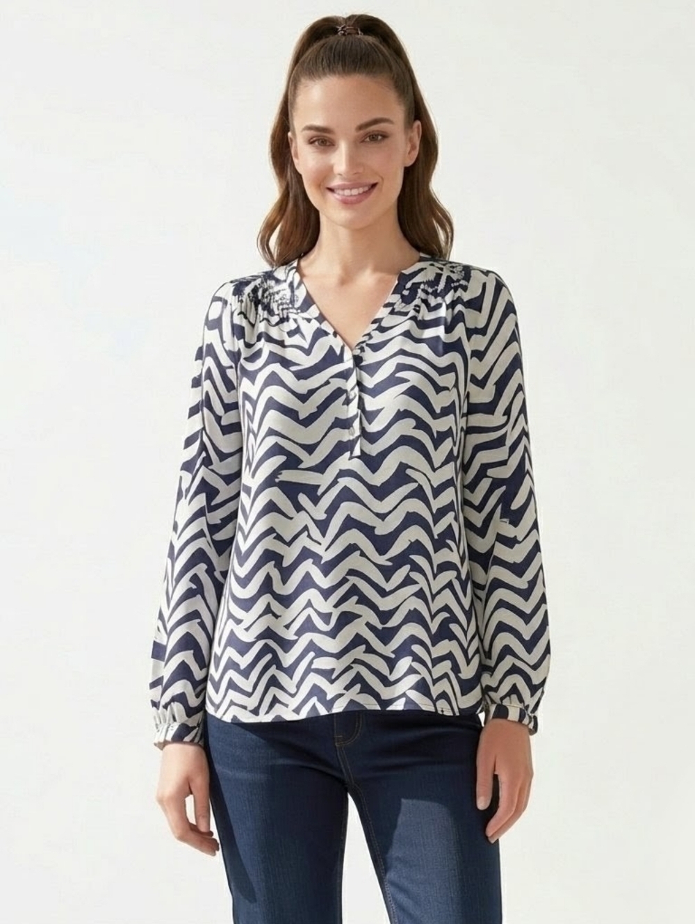 Lilly Pulitzer Valentine's Elsa Bird Motif Bouse - XS